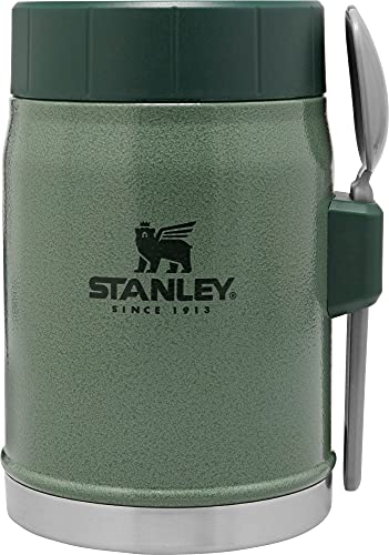 Stanley Unisex-Erwachsene Vacuum Food Jar The Heritage Vakuumbehälter für Lebensmittel, Hammerschlaggrün, 14oz von STANLEY