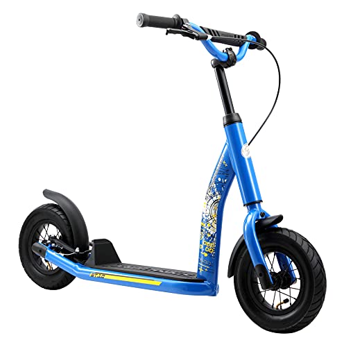 STAR SCOOTER Kinder Tret Roller ab 5 Jahre | City Kick Scooter Luftreifen Höhenverstellbar 10 Zoll New Gen | Blau von STAR SCOOTER