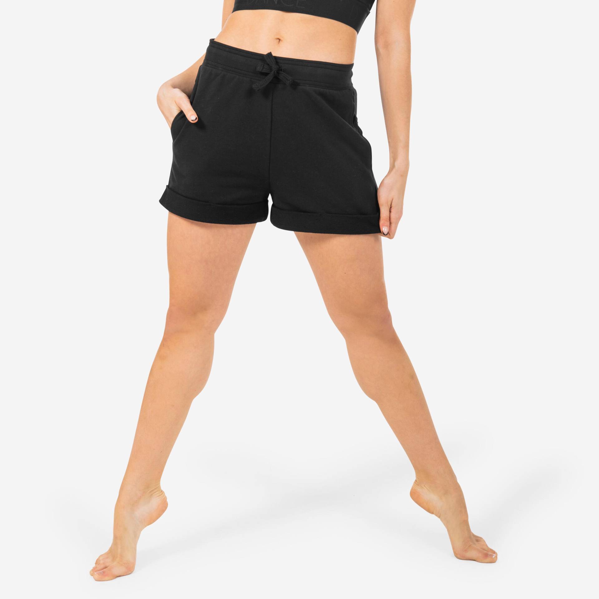 Tanzshorts Damen Modern Dance weit - schwarz von STAREVER