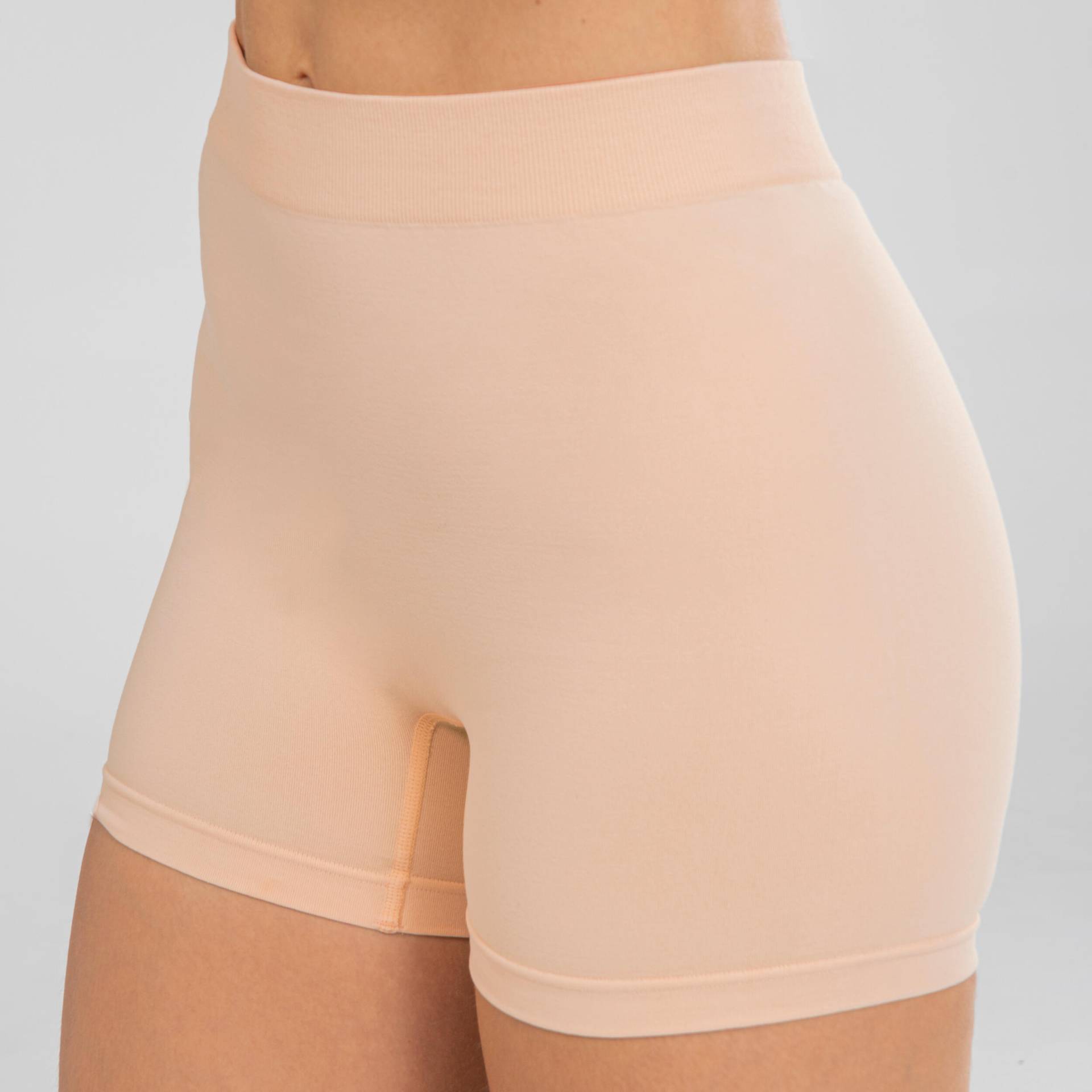 Tanzshorts Modern Jazz nahtlos hohe Taille Damen - beige von STAREVER