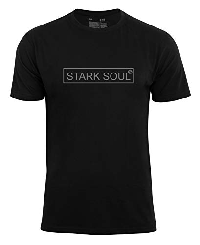 STARK SOUL Herren Logo T-Shirt, Schwarz, Gr. XL von STARK SOUL