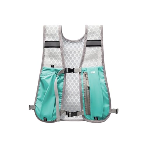 STIM Outdoor-Trinkweste Laufweste für Damen und Herren Trinkweste Laufen Verstellbare Leicht Running Vest Türkis Einheitsgröße von STIM
