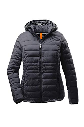 STOY Damen Steppjacke mit abzippbarer Kapuze - große Größen - Thiant WMN Quilted JCKT A, dunkelnavy, 46; 36962-000 von STOY