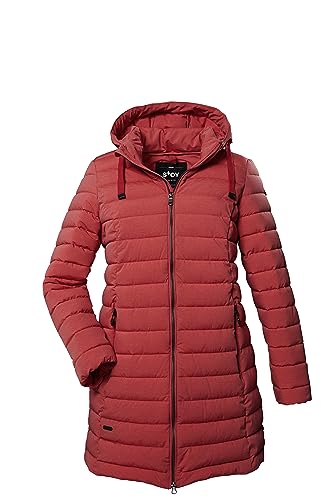 STOY Damen Steppparka/Parka mit abzippbarer Kapuze - Große Größen STW 5 WMN QLTD PRK, dunkelrose, 54, 39790-000 von STOY