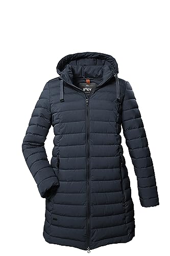 STOY Damen Steppparka/Parka mit abzippbarer Kapuze - Große Größen STW 5 WMN QLTD PRK, sturmblau, 54, 39790-000 von STOY