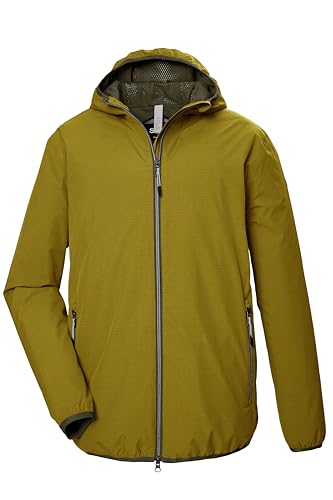 STOY Herren Packbare Funktionsjacke wasserdicht mit Kapuze - Große Größen STS 19 MN JCKT, fading leafs, 4XL, 43140-000 von STOY