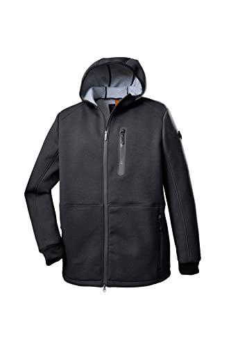 STOY Herren Scuba Jacke mit Kapuze STW 20 MN JCKT, schwarz, 5XL, 38745-000 von STOY