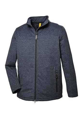 STOY Herren Stretchjacke/Fleecejacke - Große Größen STS 6 MN KNTFLC JCKT, dunkelnavy, 6XL, 41411-000 von STOY