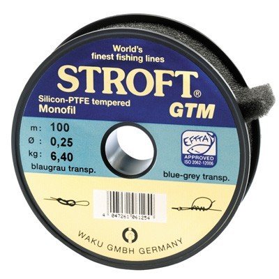 STROFT GTM - 0,12 auf der 25m Spule blaugrau/transparent von STROFT