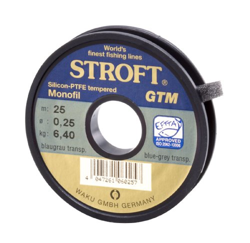 Stroft GTM monofil, 50m - Spule, 0,18mm, 3,60kg, blue-grey transp. von STROFT