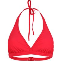 Stuf Solid 1-L, Damen Neckholder Top Bikini red 38 von STUF