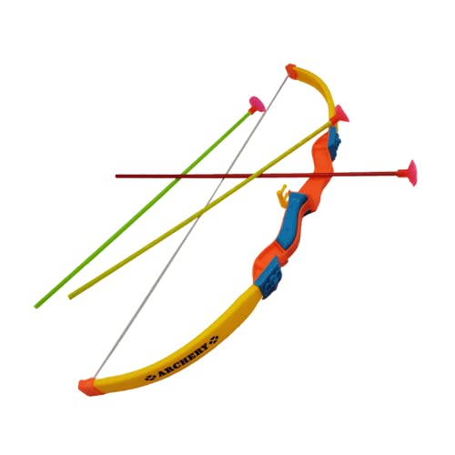 Kinder Pfeil und Bogen 39cm Sportbogen mit 3 Sicherheitspfeilen Archery STUWU von STUWU