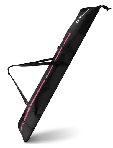STYNGARD Snowboardtasche mit Rolltop [140 cm bis 190 cm] - Boardbag Snowboard mit wasserdichter Polsterung im Bindungsbereich - Snowboardtasche Modell Whistler von STYNGARD