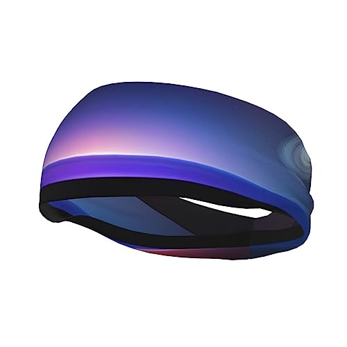 Cosmic Saturn Sport-Stirnband für Männer und Frauen, geeignet für Laufen, Yoga, Basketball, elastisches Feuchtigkeitsband. von STejar