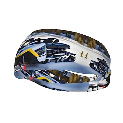 Fortschrittliches Schneemobil-Sport-Stirnband für Männer und Frauen, geeignet für Laufen, Yoga, Basketball, elastisches Feuchtigkeitsband. von STejar