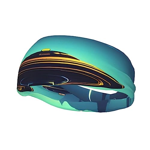 Spacecraft Descend Sport-Stirnband für Männer und Frauen, geeignet für Laufen, Yoga, Basketball, elastisches Feuchtigkeitsband. von STejar