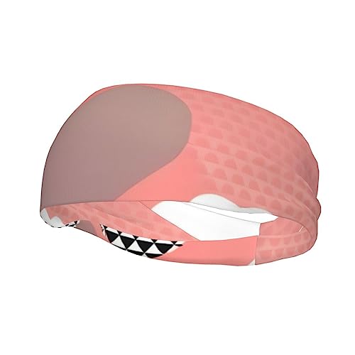 Valentinstag Love Sport Stirnband für Männer und Frauen, geeignet für Laufen, Yoga, Basketball, elastisches Feuchtigkeitsband. von STejar