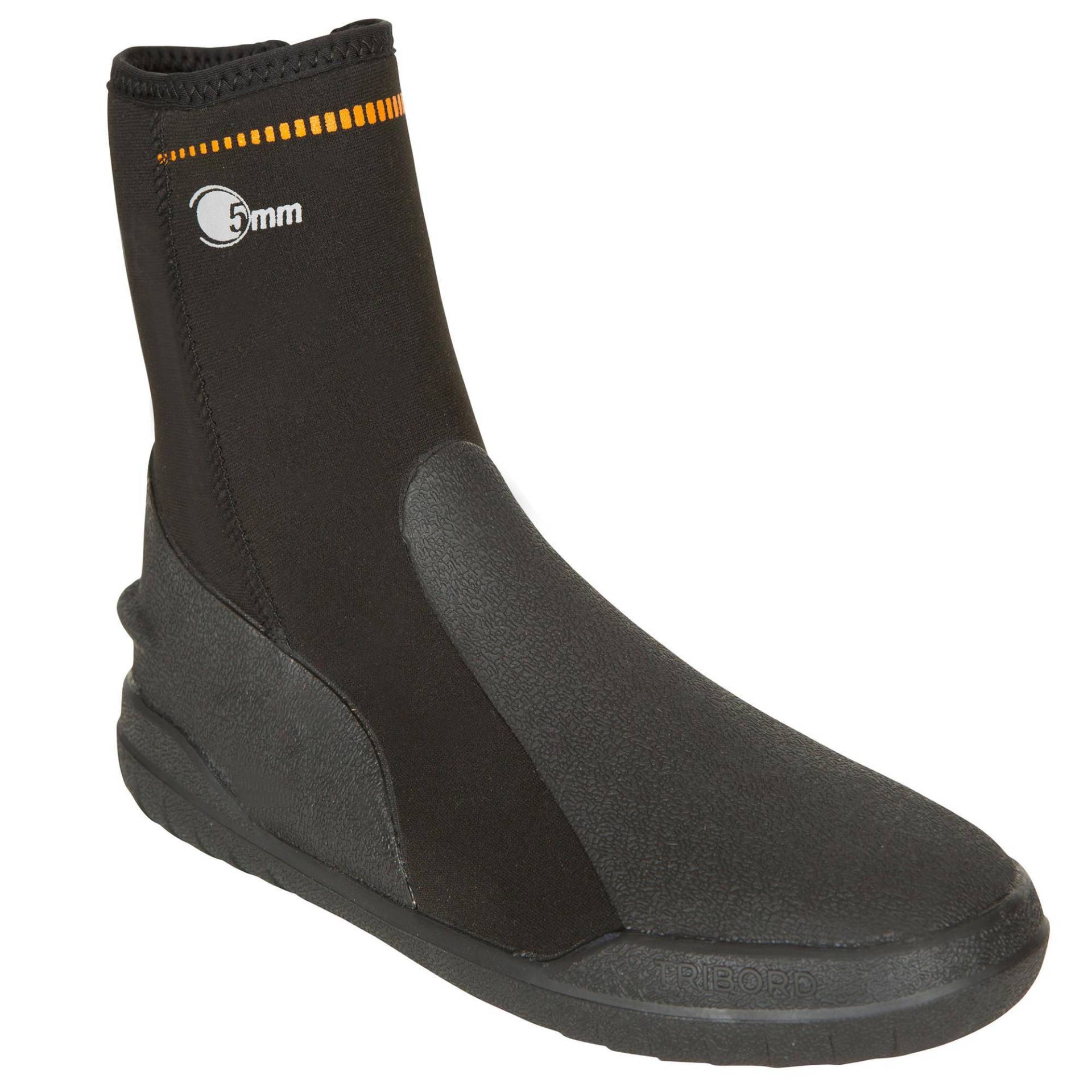 Neoprenschuhe Tauchen 5 mm schwarz von SUBEA