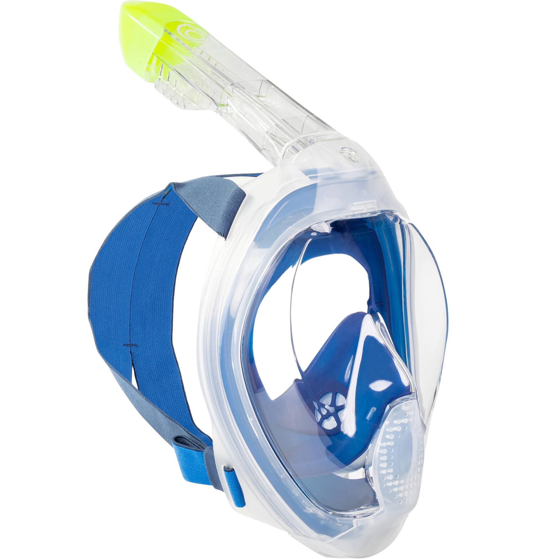 Schnorchelmaske Damen/Herren mit Akustikventil - Easybreath+ 540 Freetalk blau von SUBEA