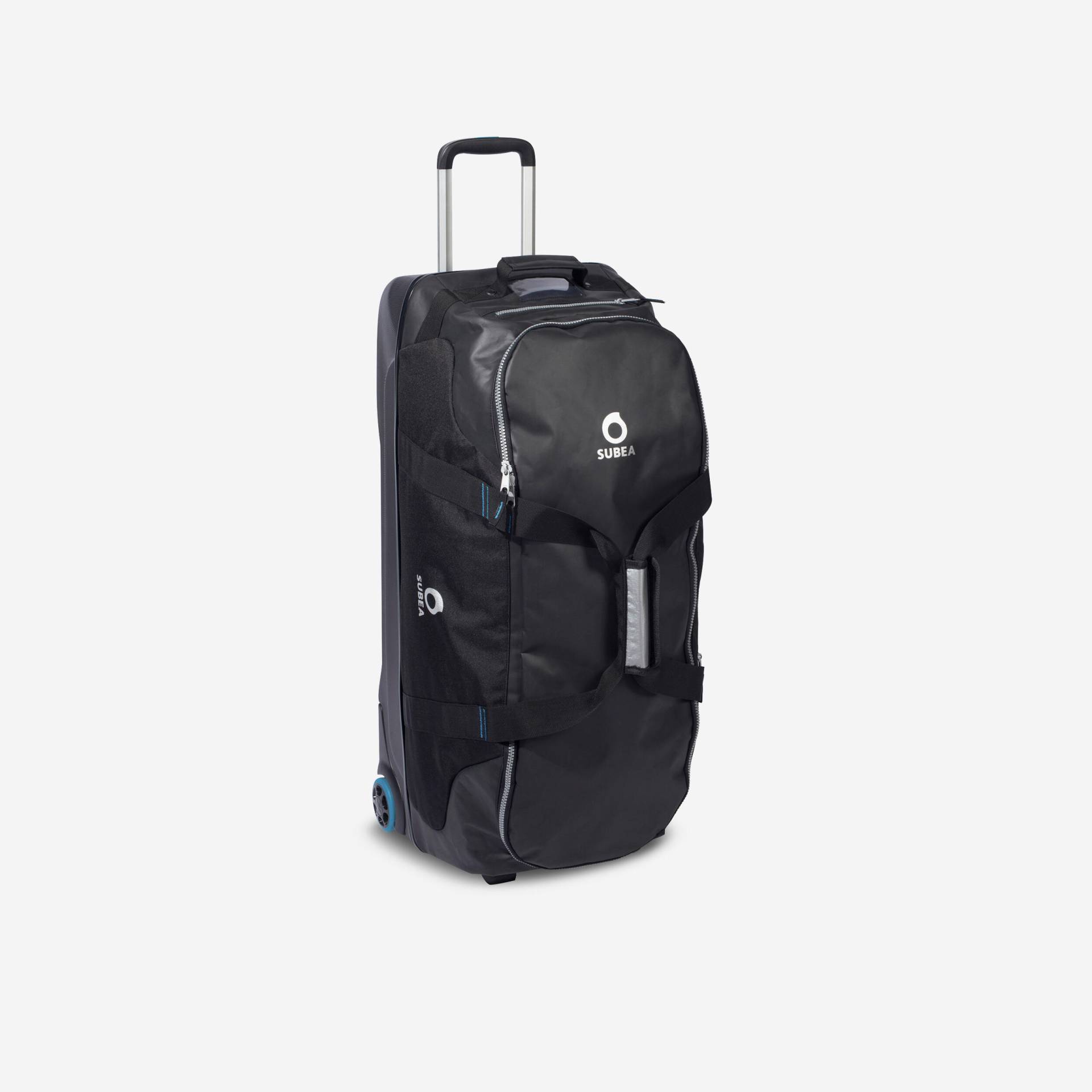 Tauchtasche Reisetasche 90L Trolley Hartschale schwarz/blau von SUBEA