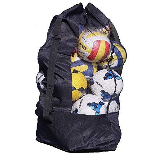 SUBZHAOYI 10-15 Ballnetz Tasche extra groß Fußball Basketball Aufbewahrungstasche für Training von SUBZHAOYI