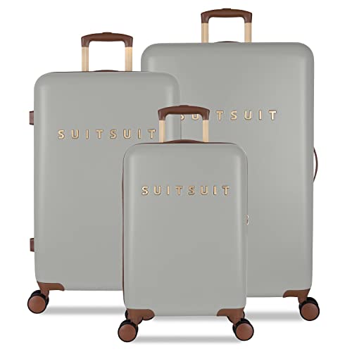 SUITSUIT Fab Seventies - Limestone - Koffer Set (55/66/76 cm) von SUITSUIT