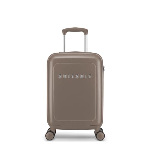 SUITSUIT Natura – Handgepäck-Koffer mit 4 Rollen – 55 cm – 31L – Taupe von SUITSUIT