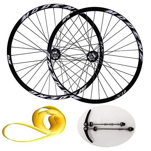 Mountainbike-Laufradsatz 26/27,5/29 Zoll, Leichtmetall-Fahrradräder, Schnellspanner-Scheibenbremsen, kompatible 8-11-Gang-Kassette für 1,25-2,25-Zoll-Reifen von SUKKED