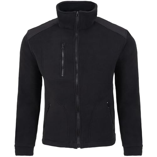 SUMDO Fleecejacke, Warme Arbeitsjacke, Taktische Militär Jacke, Stehkragen Fliesjacke, Multi Taschen, Full Zip von SUMDO