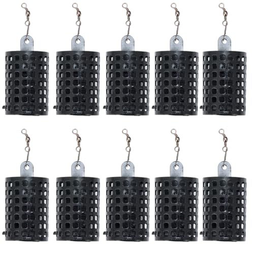 SUMMITDRAGON 10 Prozent Runde Fischerei Tackle Feeder Käfig Eisenkorbkorb Köder Köder Fischerköder Käfig von SUMMITDRAGON