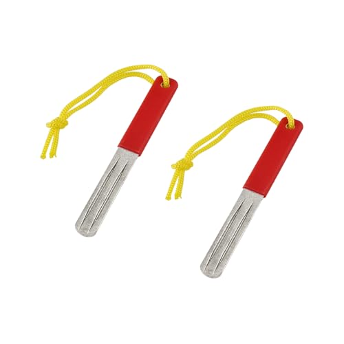 SUMMITDRAGON 2pcs Doppelseitig Fischhaken Schleifschärfungsdatei Tragbares Schleifwerkzeug Für Outdoor Fischen Dauerhafter Fischschärfer Tackle Accessoire Wartung Tool Tackle TACE von SUMMITDRAGON