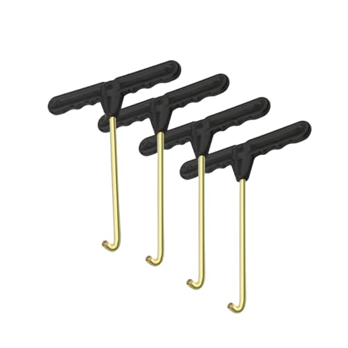 SUMMITDRAGON 4pcs Zelt Peg Extraktorschlüsselfeder Puller Werkzeug Trampolin Feder Abzieher Installationsinstallateur Handwerkswerkzeugspannung Installateur von SUMMITDRAGON