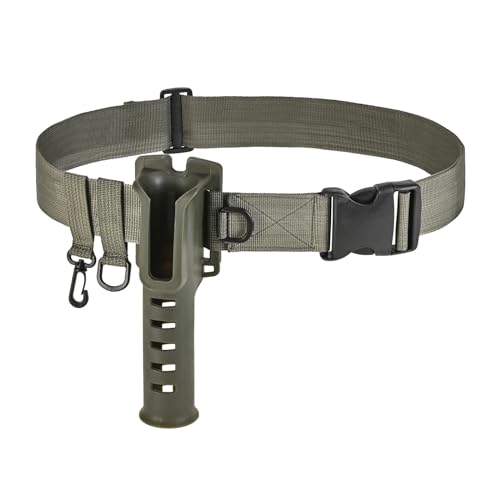 SUMMITDRAGON Fischerei Taillengürtelhalterhalter Stangengürtel Gürtel Einstellbare Watgurte Freien Essentielles Werkzeug Einstellbare Fischerei Watgurte Drehen Gussmasten von SUMMITDRAGON