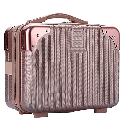 SUMNACON Pink Kosmetikkoffer Handpack Kosmetiktasche Schminkkoffer Schminktasche Aufbewahrung Kulturtasche zu Damen Mädchen Tasche für Reise Ausflug Urlaub Wasserdicht(Kofferraumform) von SUMNACON