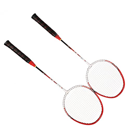 Professioneller Badmintonschläger, Leicht und Langlebig für und Erwachsene (Rot) von SUNGOOYUE