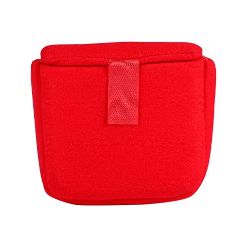 SUNGOOYUE Digitalkameratasche, Kameratascheneinsatz, Gepolsterte, Stoßfeste Schutzpolstertasche, Kamerataschenzubehör für die Fotografie (Rot) von SUNGOOYUE
