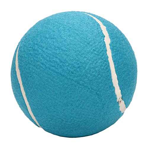 SUNGOOYUE Jumbo Signature Tennisball AUFBLASBARER GUMMIKERN PLÜSCHFILZ FÜR Haustiere (Blue) von SUNGOOYUE