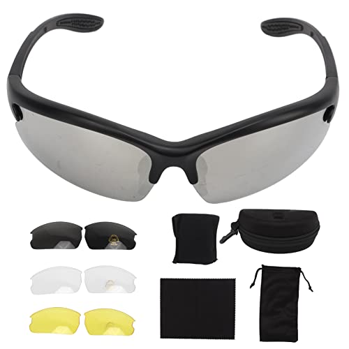 SUNGOOYUE Outdoor-Schießbrille, Wind- und Sandfeste PC-Brille, Spezielle Soldatenbrillenausrüstung von SUNGOOYUE