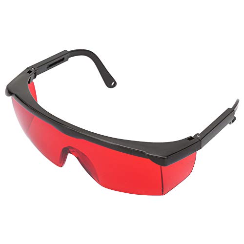 SUNGOOYUE Tragbare PC-Augen-Laserschutzbrille, Anti-Laser-Brille für Alle Richtungen, Grün-Rot-Lichtschutz, Geeignet für Blau-violette Laserdioden (Rot) von SUNGOOYUE