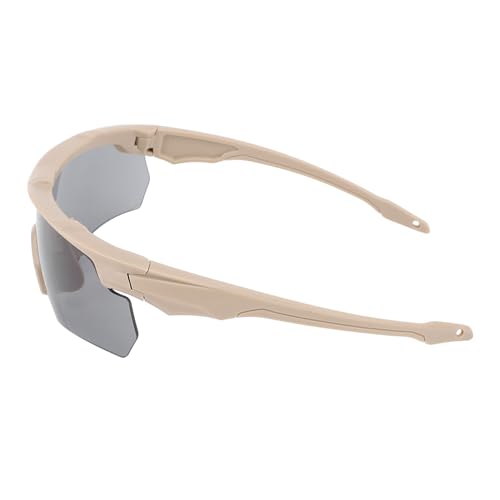 SUNGOOYUE UV-Schutz, Winddichtes Fahrradbrillen-Set mit Austauschbaren Gläsern für Outdoor-Sportarten (Khaki) von SUNGOOYUE