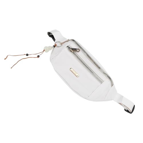 Stilvolle Mehrschichtige Hüfttasche mit Großem Fassungsvermögen für den Sport (White) von SUNGOOYUE