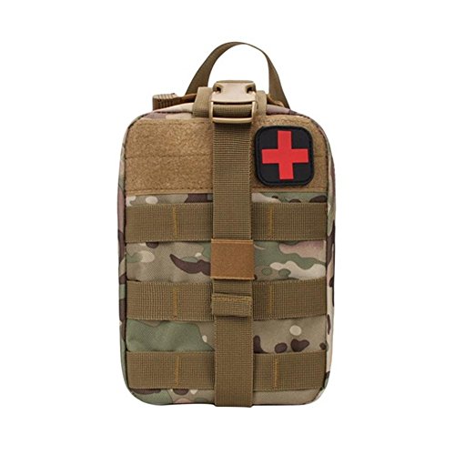 SUNRIS Outdoor Survival Kits Taktische Medizinische Tasche Multifunktionale Hüfttasche Für Reise Camping Klettern Notfall Fall Erste-Hilfe-kit von SUNRIS