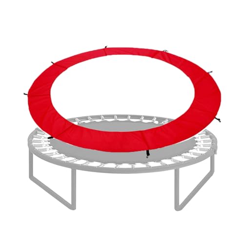 Trampolin-Ersatz-Pad, Trampolin-Federabdeckung, runde Trampolin-Sicherheitsabdeckung, passend für 1,8 m, 2,4 m, 3,6 m, 3,6 m, 3,6 m, 3,6 m, 3,6 m, 3,6 m, Rot von SUOGROLI
