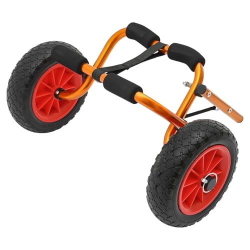 Kajakwagen Faltbar Aluminium Schaumstoffräder 80Kg/176.37lbs Tragfähigkeit Leicht Tragbar für den Transport von Kajaks Kanus Paddelboards von SUONTY