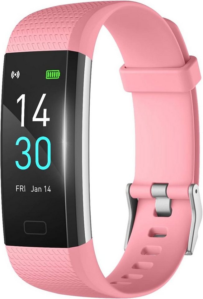 SUPBRO Fitness Tracker Armband Bildschirm Sport Smartwatch (0,96 Zoll, Android iOS), Aktivitätsmonitor Schrittzähler für DamenHerrenKinder Wasserdicht IP68 von SUPBRO
