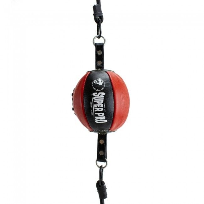 SUPER PRO Leder Reflex Ball Black/Red von SUPER PRO