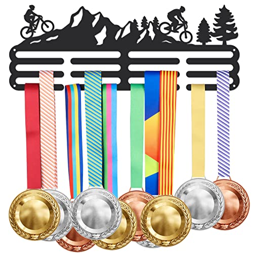 SUPERDANT Mountainbike Medaillenaufhänger Medaillenhaken Für Wandmedaillen Präsentationsrahmen Preisträger Für Medaillen Übungsmedaillen Aufhänger Zum Aufhängen von 60+ Medaillen Athleten Geschenk von SUPERDANT