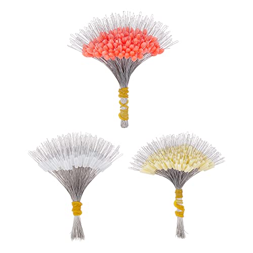 SUPERFINDINGS Ca. 900 Stück Gummi Angeln Bobber Stopper 2 Größen Float Sinker Stopper Angeln Bead Bobber Stopper Für Angelschnur Süßwasser Salzwasser Angelgerät Zubehör von SUPERFINDINGS