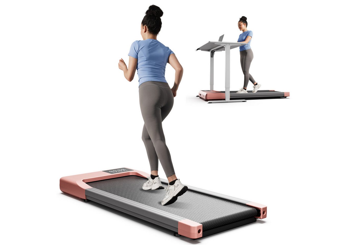 SUPERUN Laufband 2-in-1 Laufband, Untertisch-Design mit App & Multiplayer-Modus (1-tlg), Leise & platzsparend für Büro/Zuhause von SUPERUN