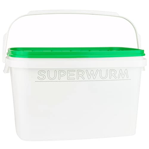 SUPERWURM Wurmeimer 6 Liter, Wurmbox (Leer) von SUPERWURM
